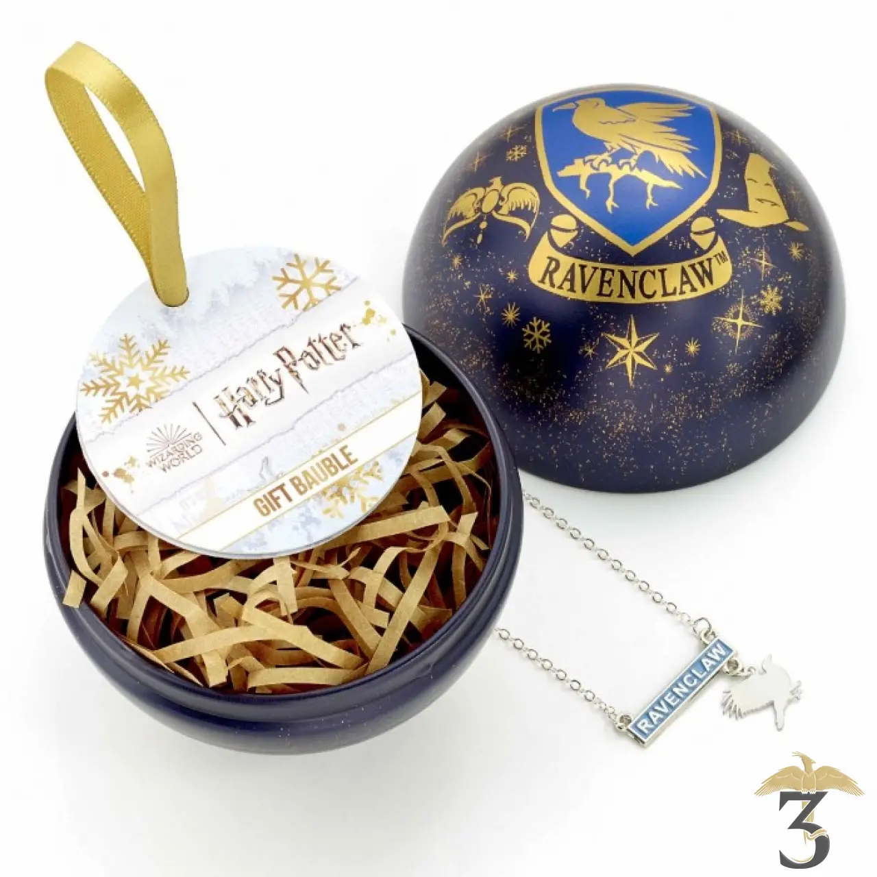Boule de Noël et collier Serdaigle - Harry Potter - 3 Reliques