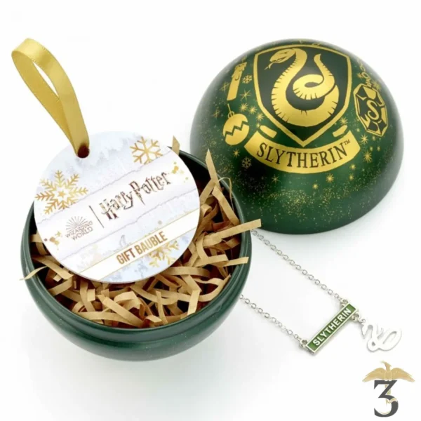 Boule de Noël et collier Serpentard - Harry Potter - Les Trois Reliques, magasin Harry Potter - Photo N°1