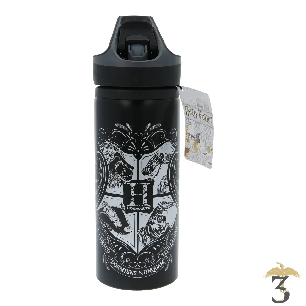 Bouteille aluminium hogwarts 710ml - Les Trois Reliques, magasin Harry Potter - Photo N°1