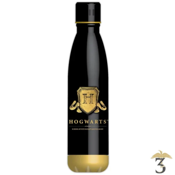 BOUTEILLE HOGWARTS NOIR ET OR 650 ML - Les Trois Reliques, magasin Harry Potter - Photo N°1