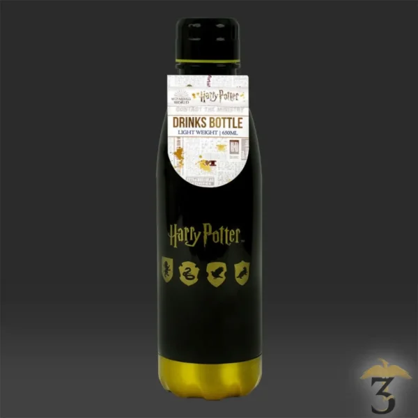 BOUTEILLE HOGWARTS NOIR ET OR 650 ML - Les Trois Reliques, magasin Harry Potter - Photo N°2