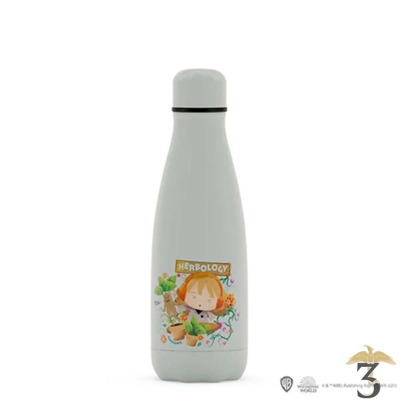 Bouteille inoxydable herbology hermione 500ml - Les Trois Reliques, magasin Harry Potter - Photo N°1