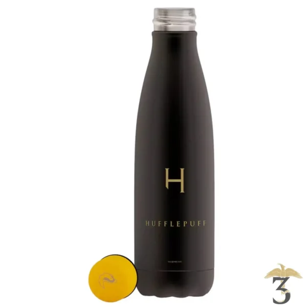 BOUTEILLE ISOTHERME BLASON POUFSOUFFLE 500ML - Les Trois Reliques, magasin Harry Potter - Photo N°2