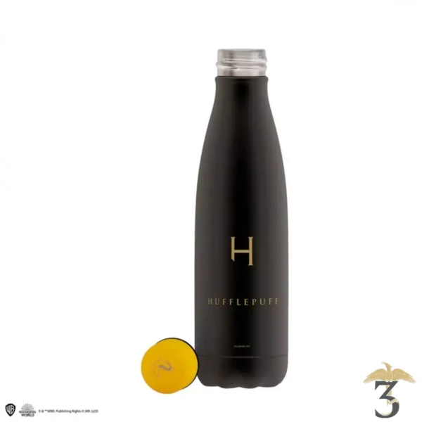 Bouteille isotherme blason poufsouffle 500ml - Les Trois Reliques, magasin Harry Potter - Photo N°2