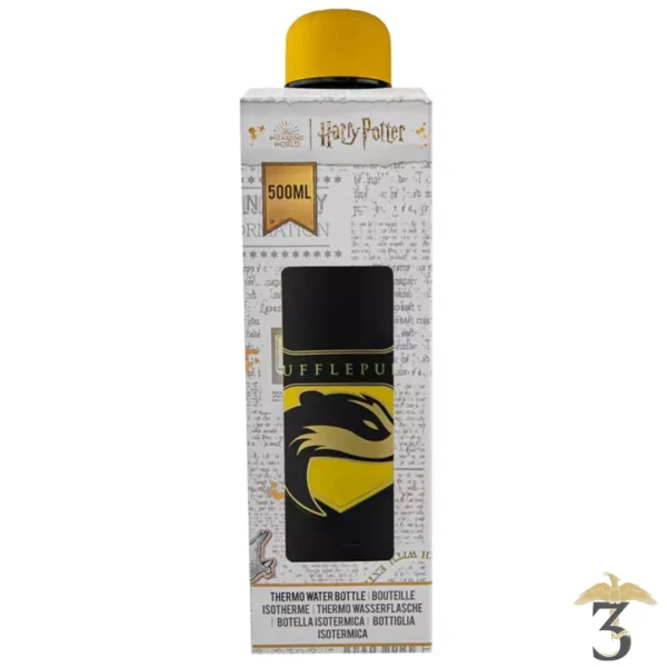 BOUTEILLE ISOTHERME BLASON POUFSOUFFLE 500ML - Les Trois Reliques, magasin Harry Potter - Photo N°3