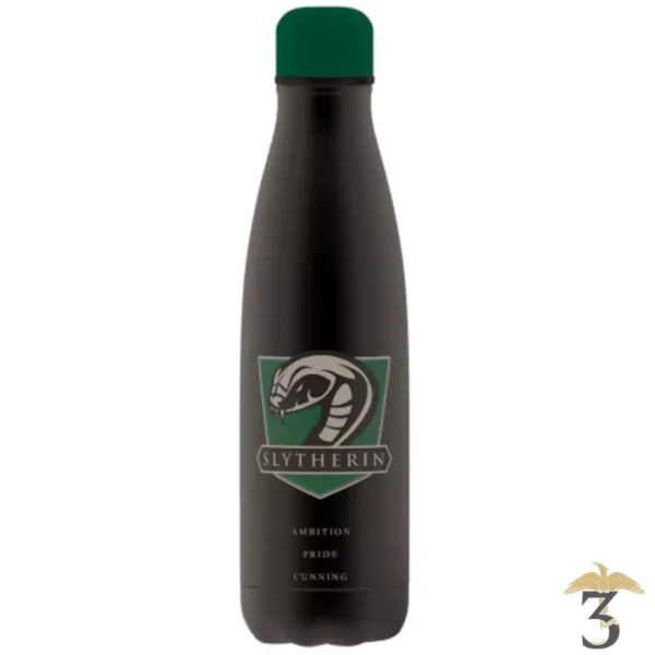 BOUTEILLE ISOTHERME BLASON SERPENTARD 500ML - Les Trois Reliques, magasin Harry Potter - Photo N°1