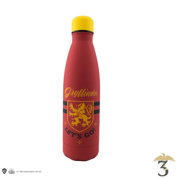 BOUTEILLE ISOTHERME GRYFFONDOR LETS GO 500ML - Les Trois Reliques, magasin Harry Potter - Photo N°1