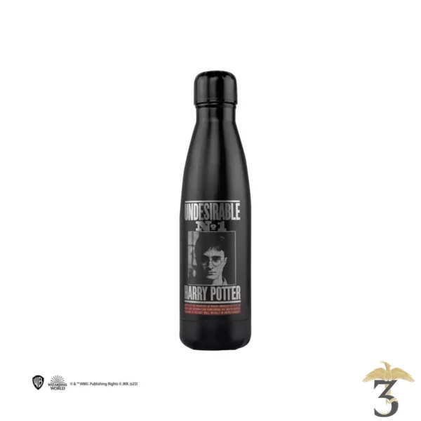 Bouteille isotherme harry wanted 500ml - Les Trois Reliques, magasin Harry Potter - Photo N°1