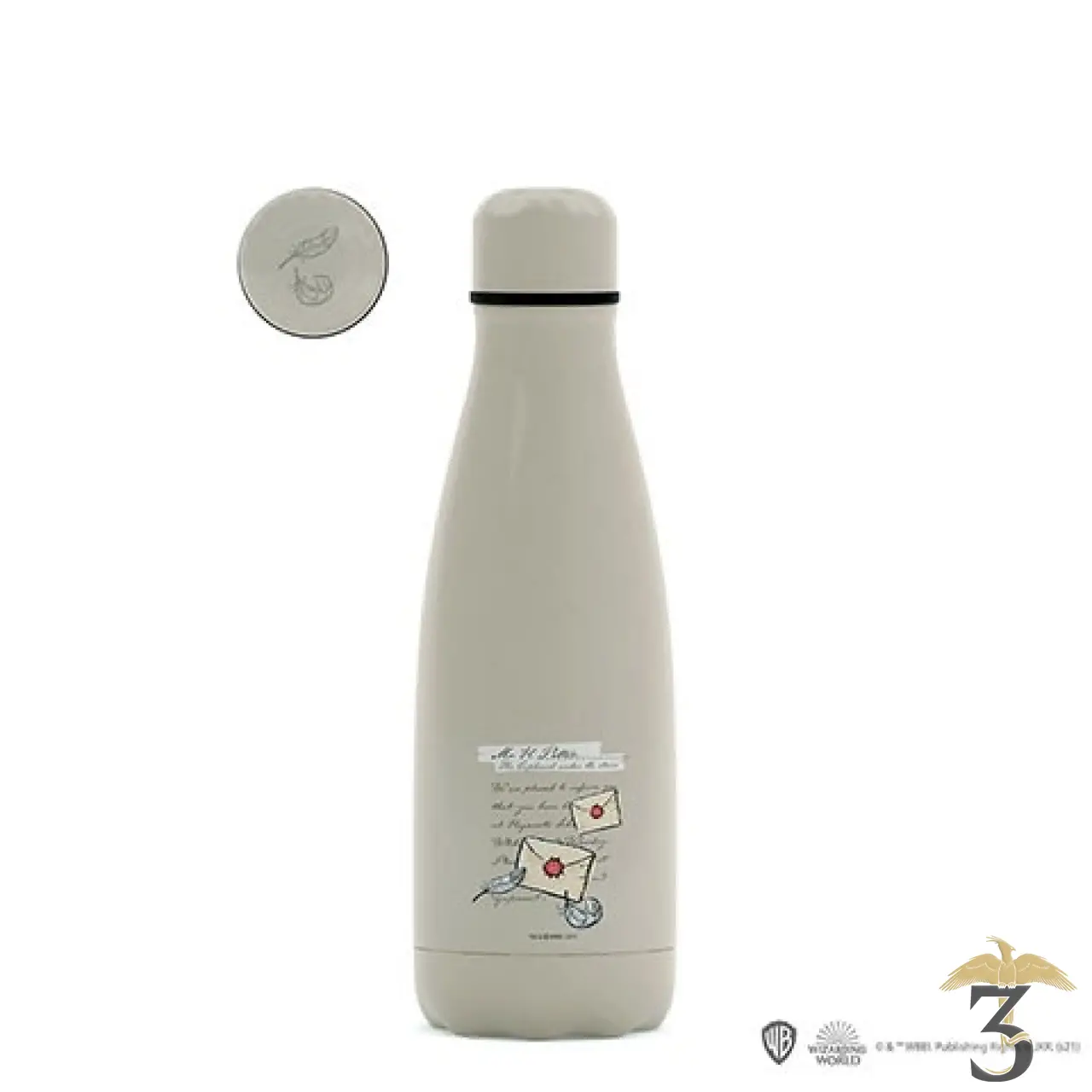 Bouteille isotherme Hedwige 350 ml - Harry Potter - Les Trois Reliques, magasin Harry Potter - Photo N°2
