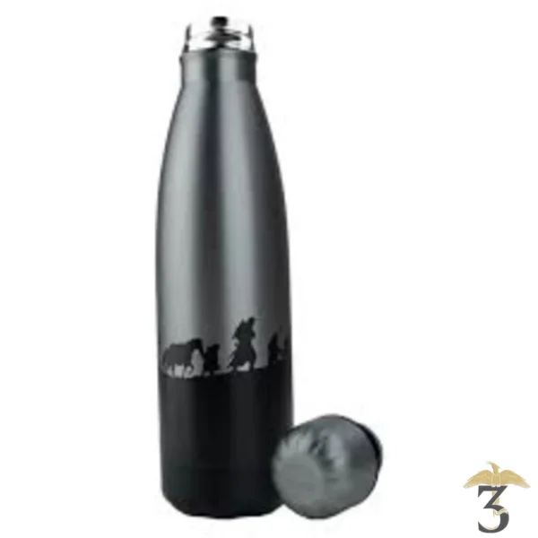 Bouteille isotherme noir la communauté de l’anneau 500ml – seigneur des anneaux - Les Trois Reliques, magasin Harry Potter - Photo N°1