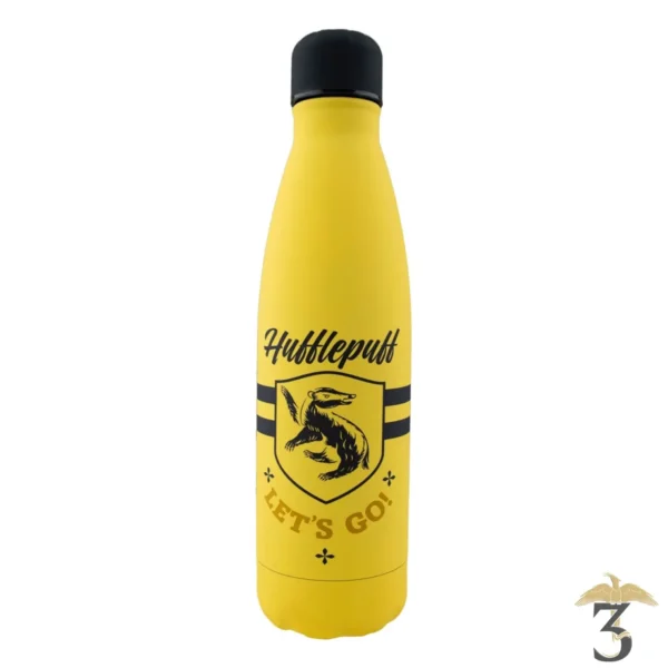 BOUTEILLE ISOTHERME POUFSOUFFLE LETS GO 500ML - Les Trois Reliques, magasin Harry Potter - Photo N°1