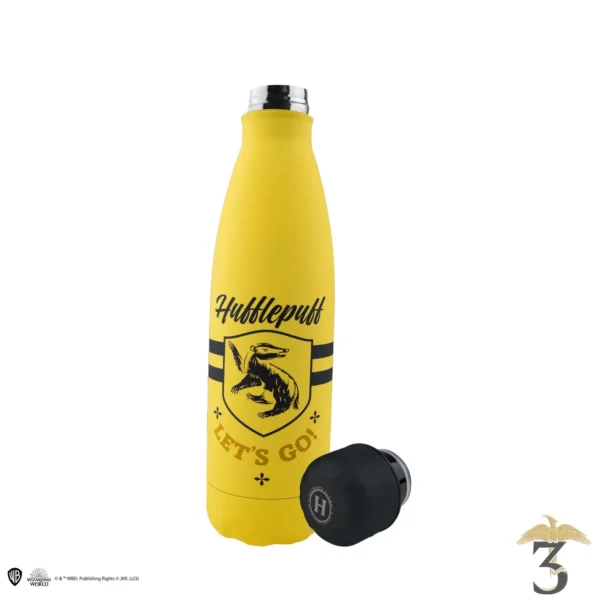 BOUTEILLE ISOTHERME POUFSOUFFLE LETS GO 500ML - Les Trois Reliques, magasin Harry Potter - Photo N°3