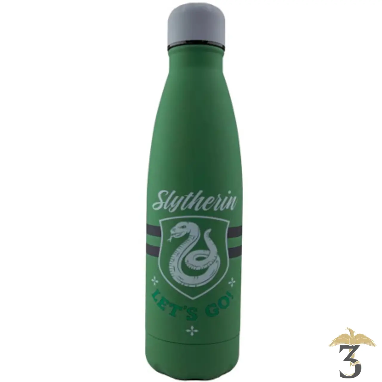 BOUTEILLE ISOTHERME SERPENTARD LETS GO 500ML - Les Trois Reliques, magasin Harry Potter - Photo N°1
