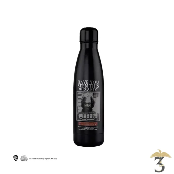 Bouteille isotherme sirius wanted 500ml - Les Trois Reliques, magasin Harry Potter - Photo N°1