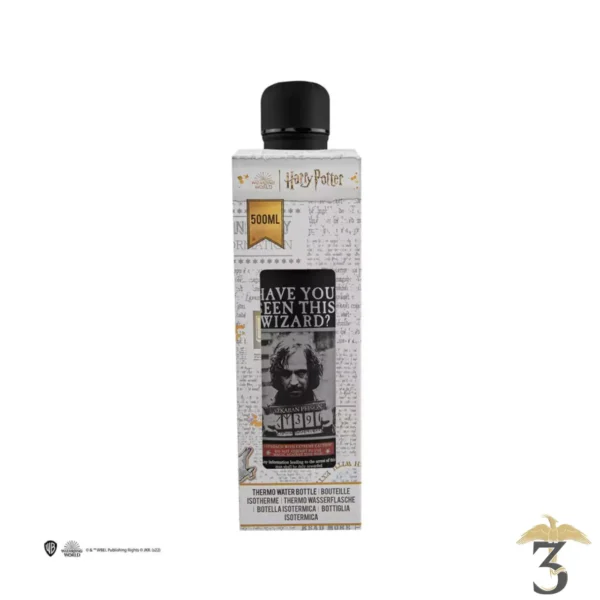 Bouteille isotherme sirius wanted 500ml - Les Trois Reliques, magasin Harry Potter - Photo N°4