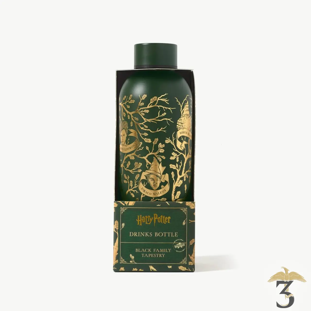 Bouteille tapisserie des black minalima 500ml - Les Trois Reliques, magasin Harry Potter - Photo N°2