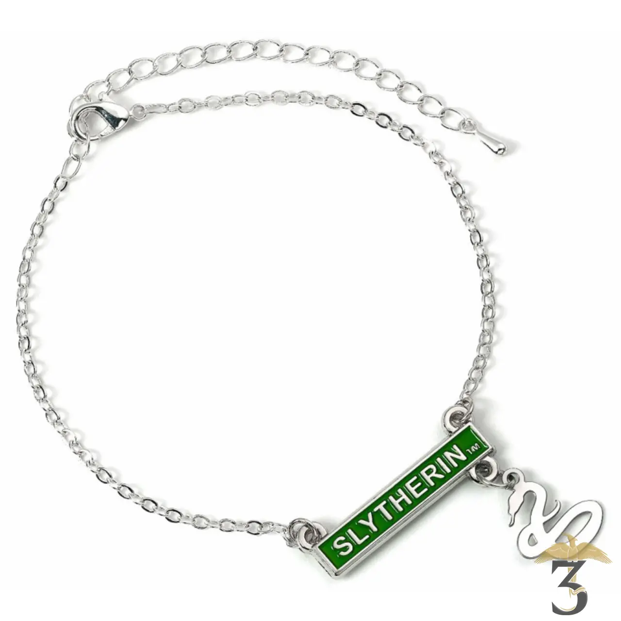 Bracelet barrette serpentard - Les Trois Reliques, magasin Harry Potter - Photo N°1
