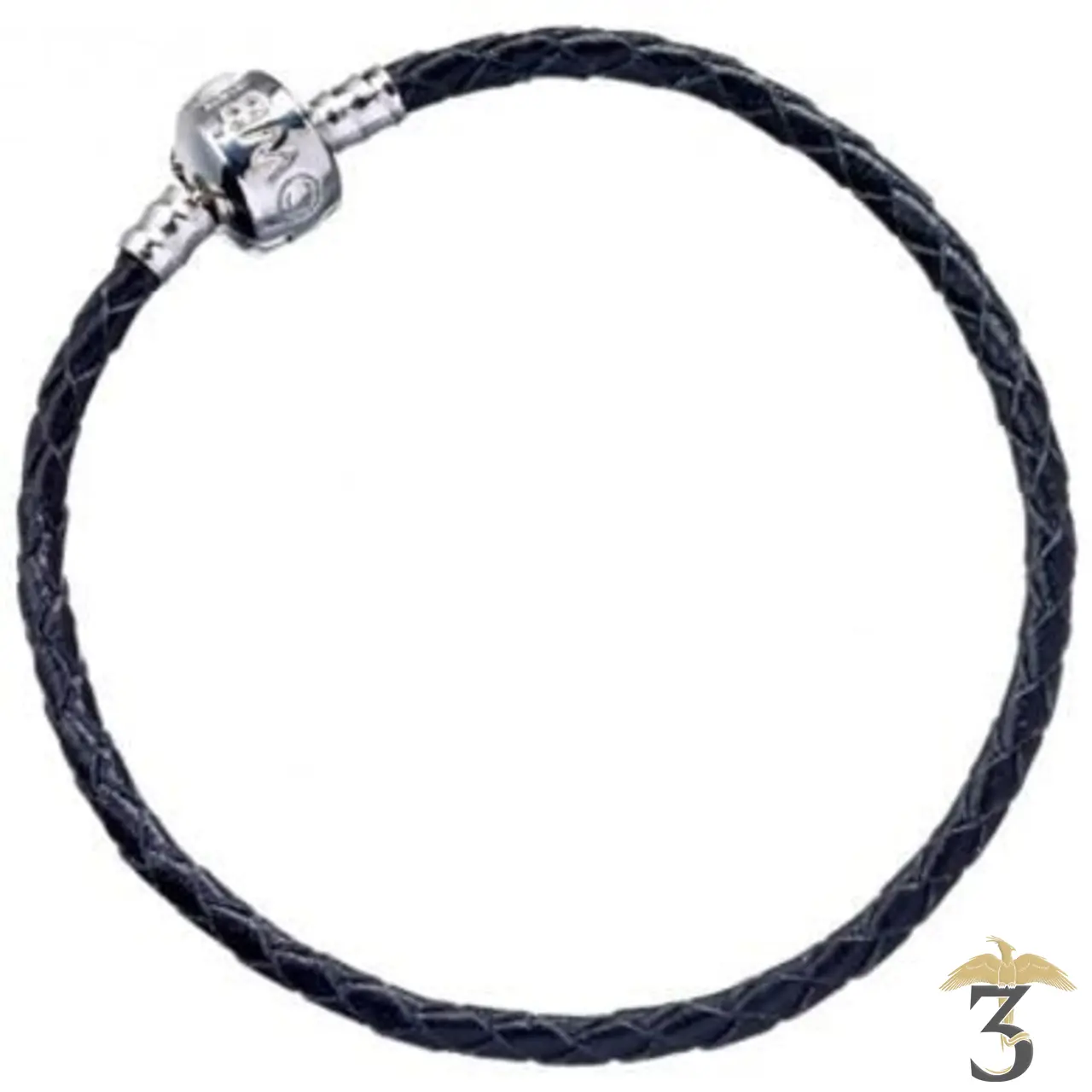 Bracelet charm noir xl - Les Trois Reliques, magasin Harry Potter - Photo N°1