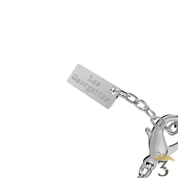 Bracelet enchantement argentée avec cuir – les georgettes x harry potter - Les Trois Reliques, magasin Harry Potter - Photo N°4