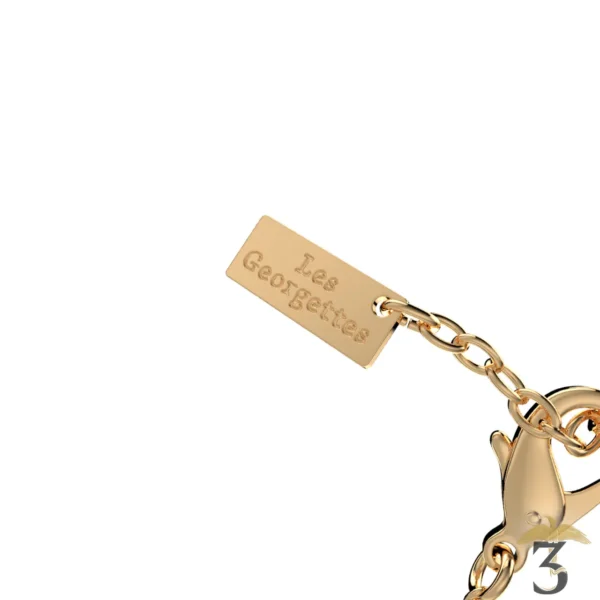 Bracelet enchantement dorée avec cuir – les georgettes x harry potter - Les Trois Reliques, magasin Harry Potter - Photo N°4