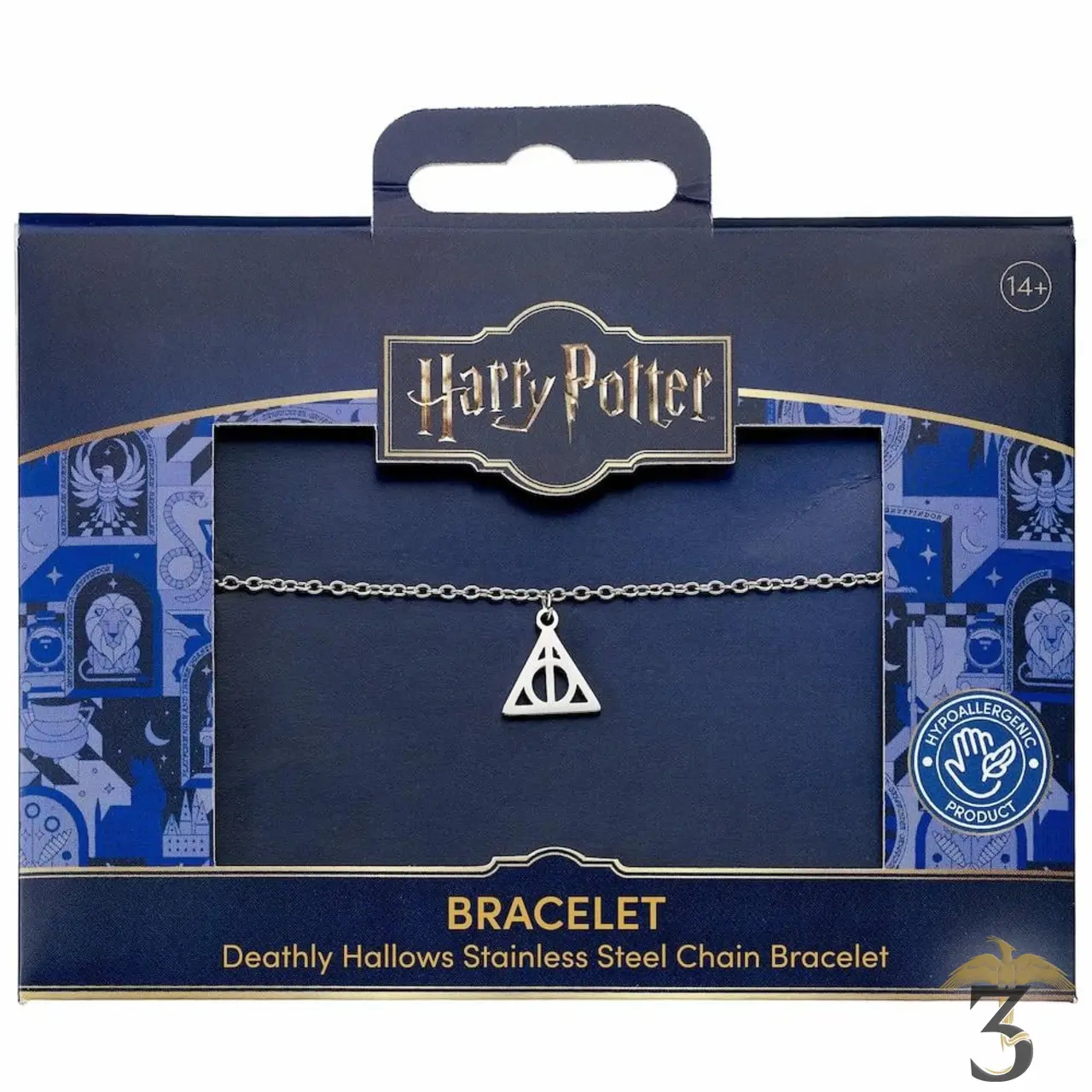 Bracelet reliques de la mort acier inoxydable - Les Trois Reliques, magasin Harry Potter - Photo N°2