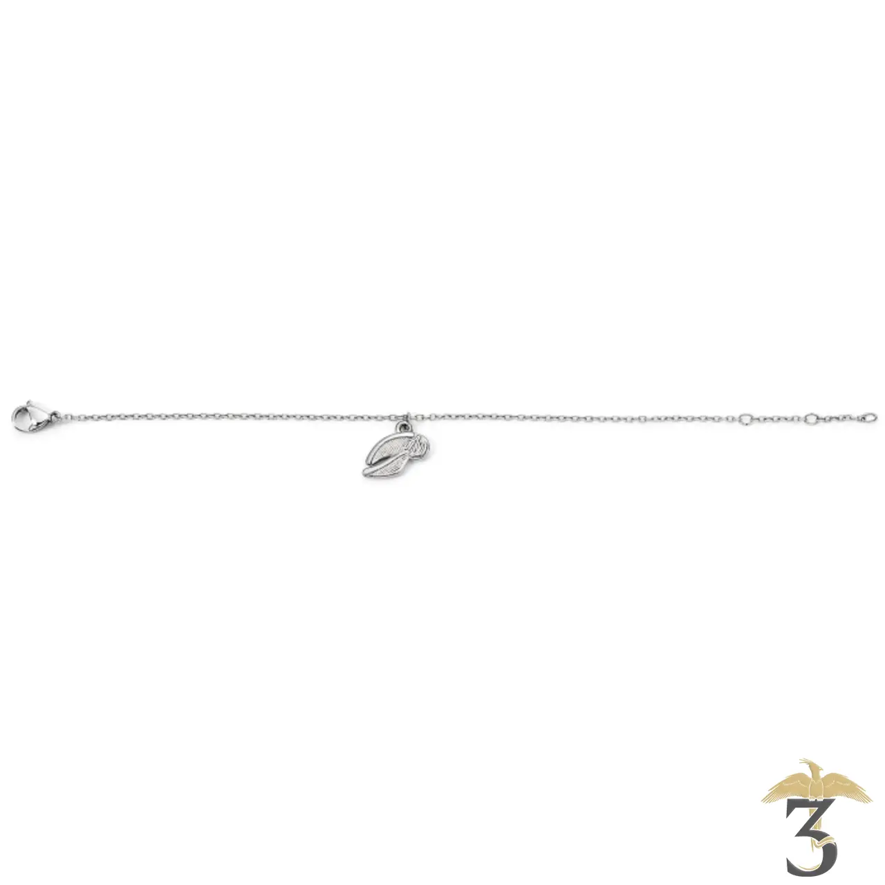 Bracelet vif d or acier inoxydable argenté - Les Trois Reliques, magasin Harry Potter - Photo N°2