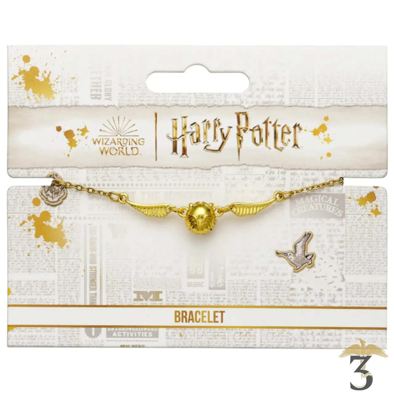 Bracelet vif d’or 3d - Les Trois Reliques, magasin Harry Potter - Photo N°3