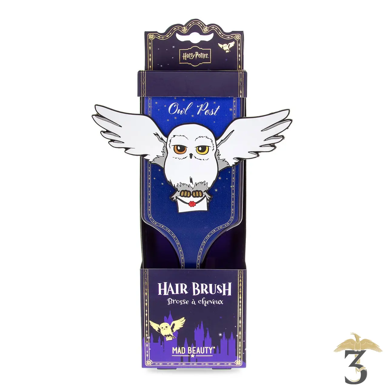 Brosse à cheveux hedwige - Les Trois Reliques, magasin Harry Potter - Photo N°1