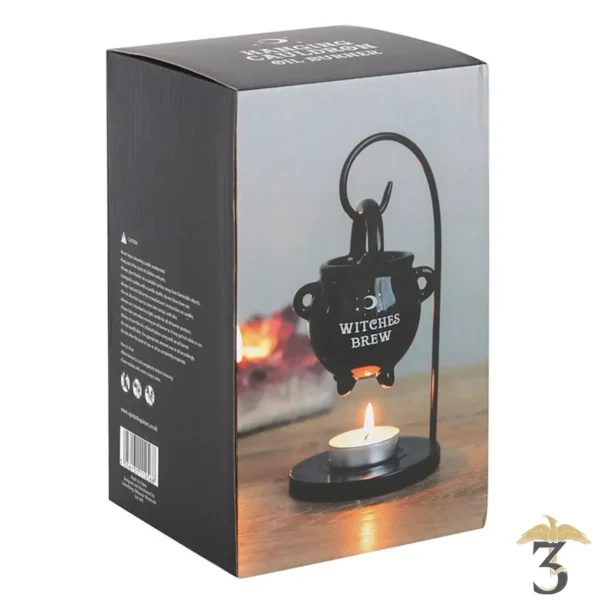 Brûleur d’huile chaudron suspendu witches brew – triple lune - Les Trois Reliques, magasin Harry Potter - Photo N°3