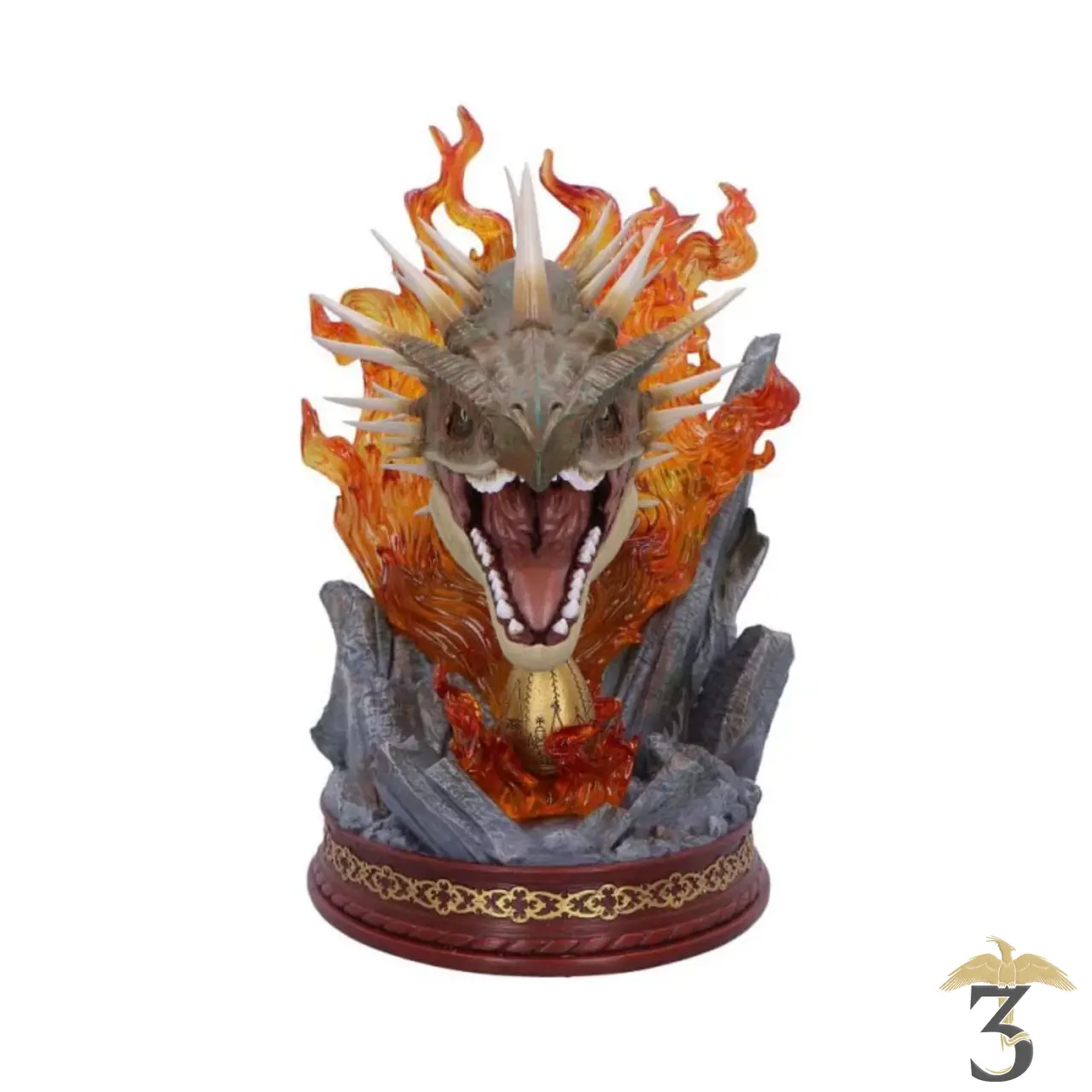 Buste dragon magyar à pointes 30cm - Les Trois Reliques, magasin Harry Potter - Photo N°1