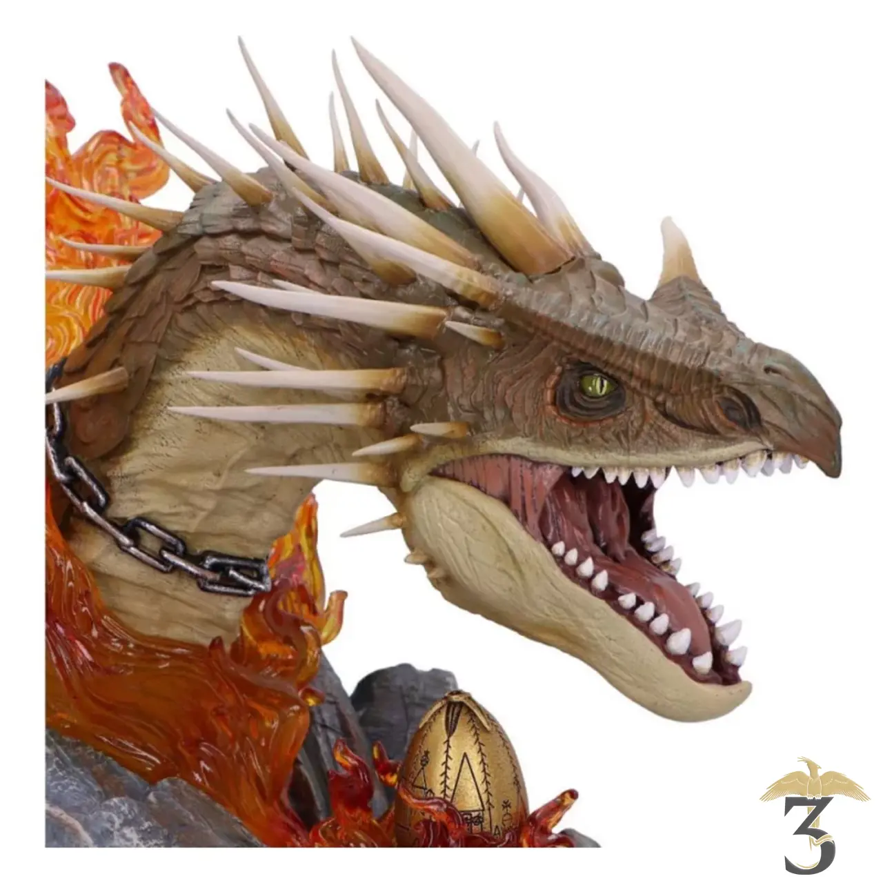 Buste dragon magyar à pointes 30cm - Les Trois Reliques, magasin Harry Potter - Photo N°2
