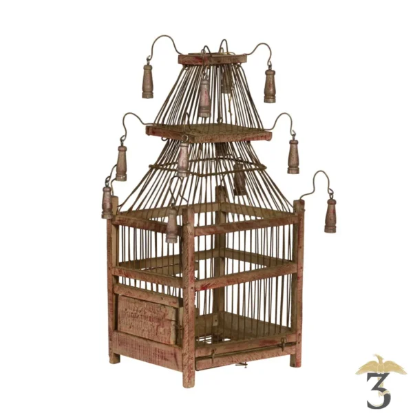 Cage decorative et pompoms de bois - Les Trois Reliques, magasin Harry Potter - Photo N°1