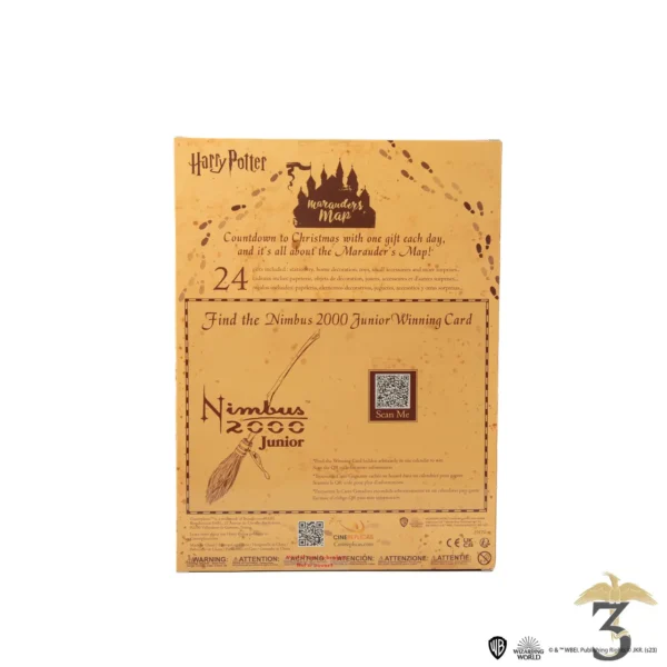 Calendrier de l avent carte du maraudeur - Les Trois Reliques, magasin Harry Potter - Photo N°2