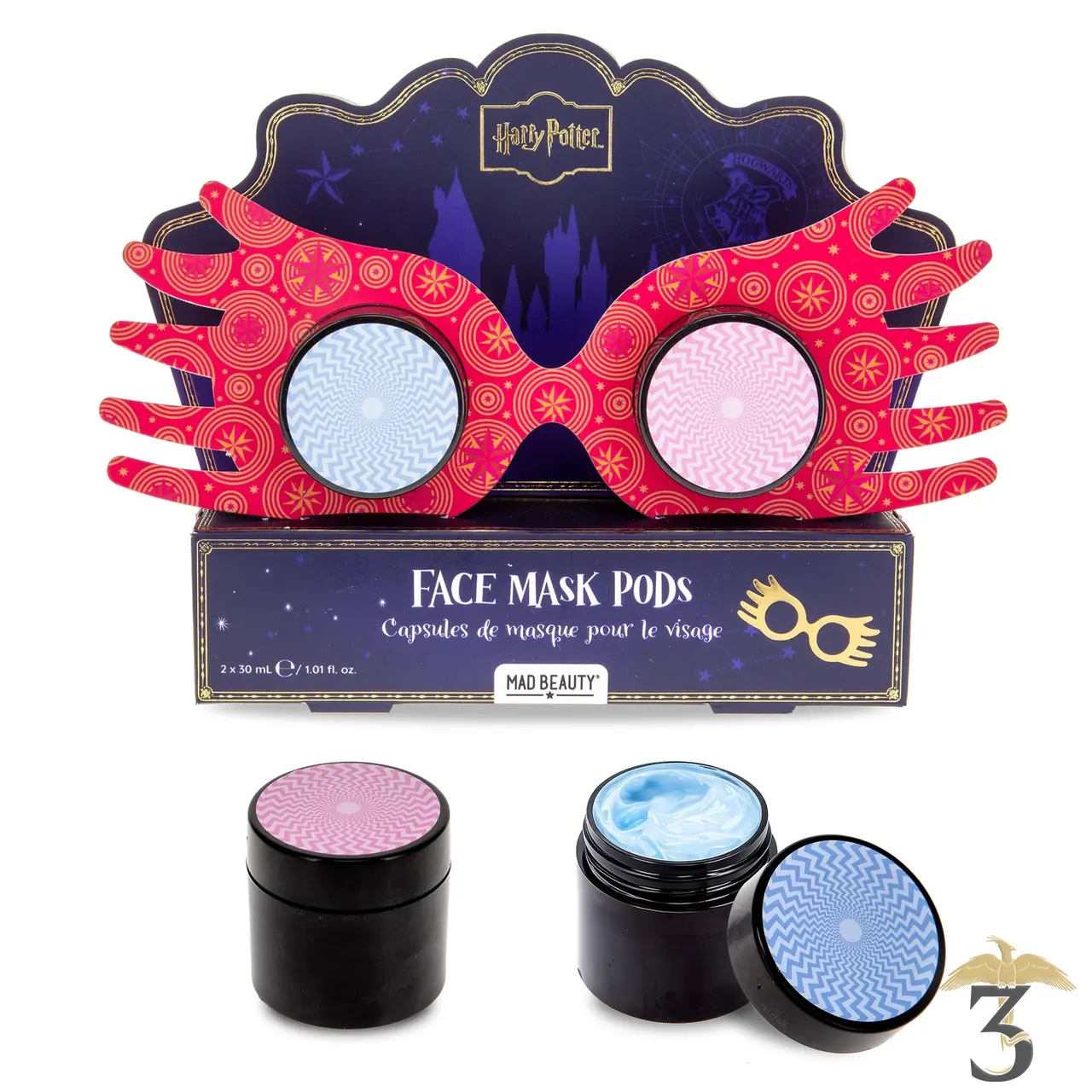 Capsules masque visage framboise & myrtille luna lovegood – harry potter - Les Trois Reliques, magasin Harry Potter - Photo N°3