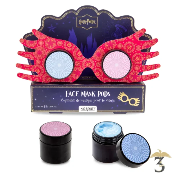 Capsules masque visage framboise & myrtille luna lovegood – harry potter - Les Trois Reliques, magasin Harry Potter - Photo N°3