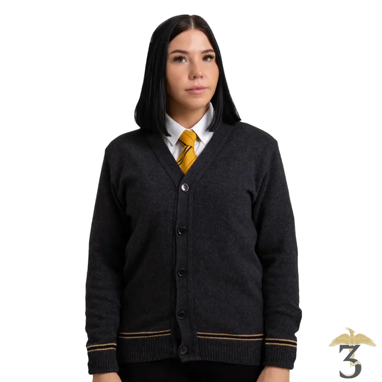 Cardigan élève poufsouffle - Les Trois Reliques, magasin Harry Potter - Photo N°2