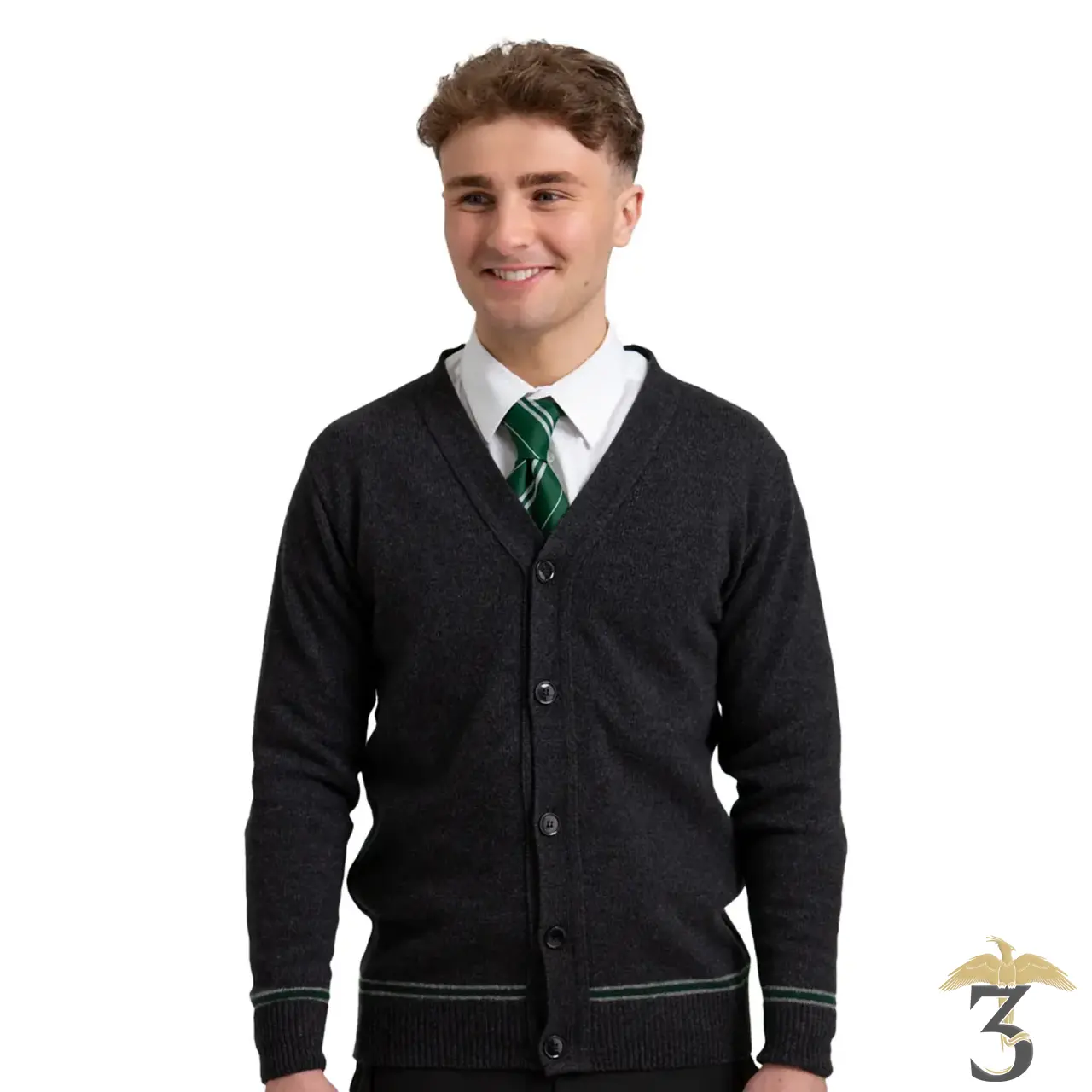 Cardigan élève serpentard - Les Trois Reliques, magasin Harry Potter - Photo N°2
