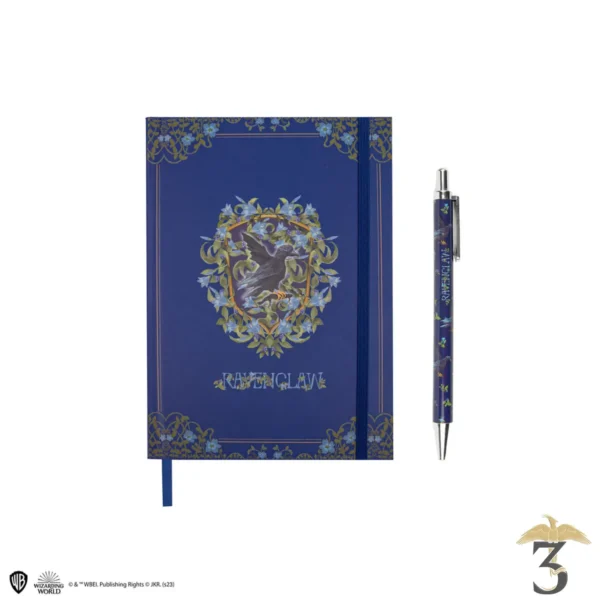 Carnet deluxe et stylo serdaigle - Les Trois Reliques, magasin Harry Potter - Photo N°1