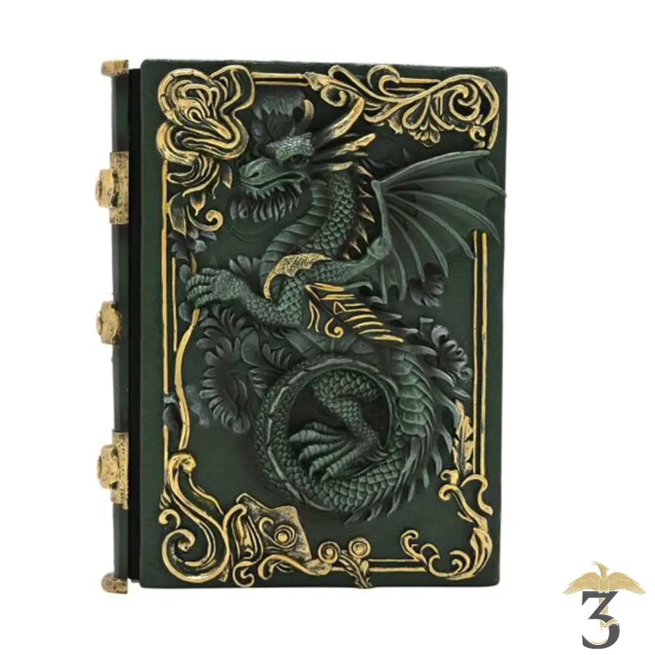 Carnet dragon vert 3d - Les Trois Reliques, magasin Harry Potter - Photo N°2