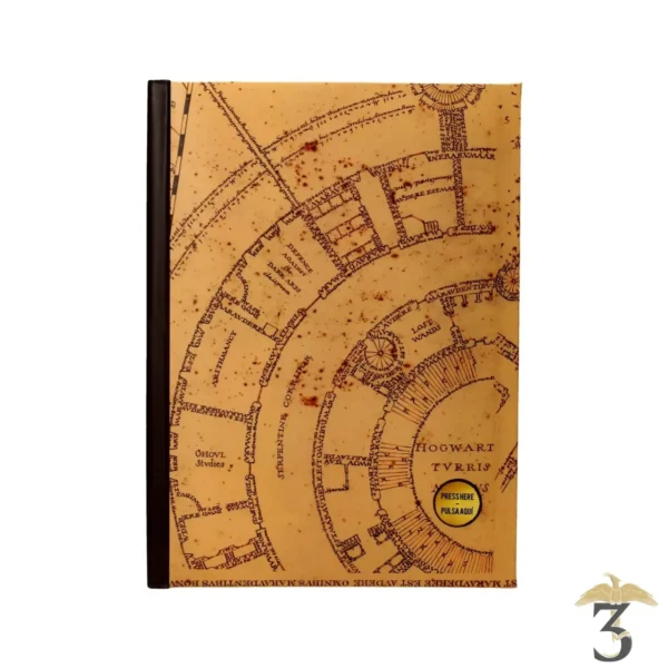 Carnet lumineux carte des maraudeur - Les Trois Reliques, magasin Harry Potter - Photo N°1