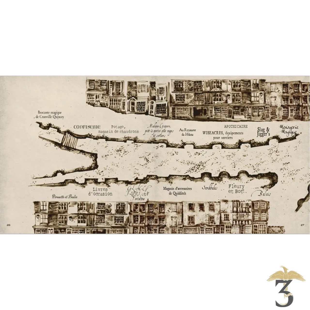Carnet Magique - Le Chemin de Traverse - Les Trois Reliques, magasin Harry Potter - Photo N°3