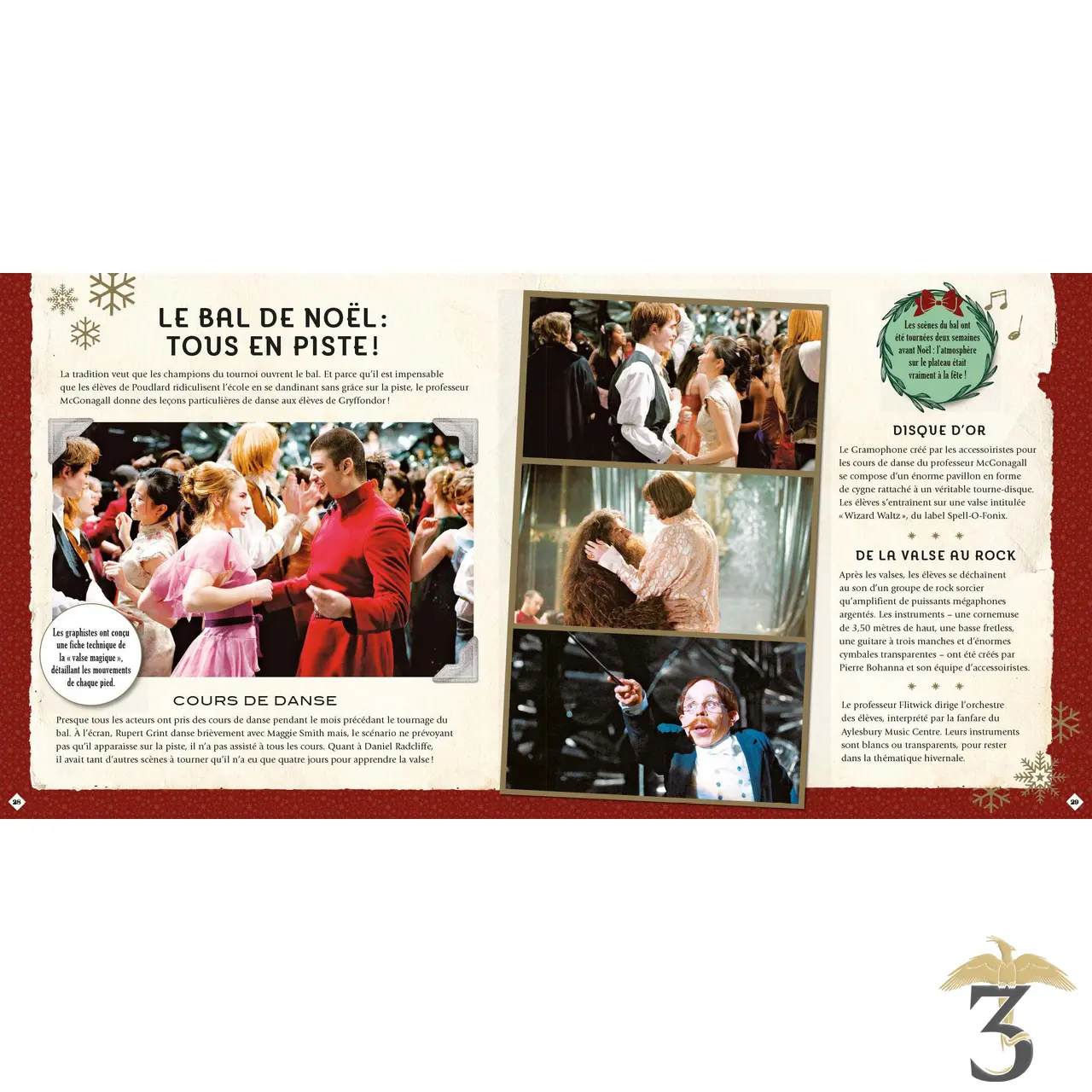 Carnet Magique - Noël à Poudlard - Les Trois Reliques, magasin Harry Potter - Photo N°3