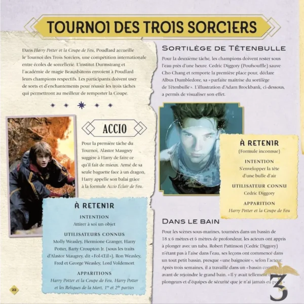 Carnet Magique - Sortilèges - Les Trois Reliques, magasin Harry Potter - Photo N°3