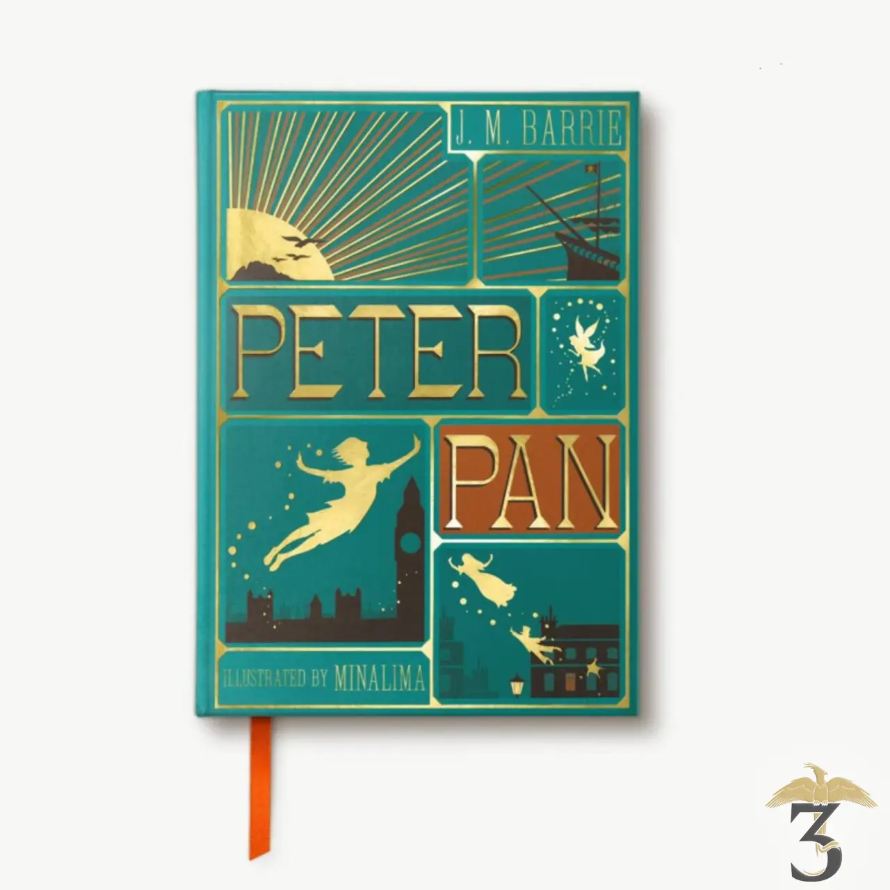 Carnet minalima couverture peter pan - Les Trois Reliques, magasin Harry Potter - Photo N°1