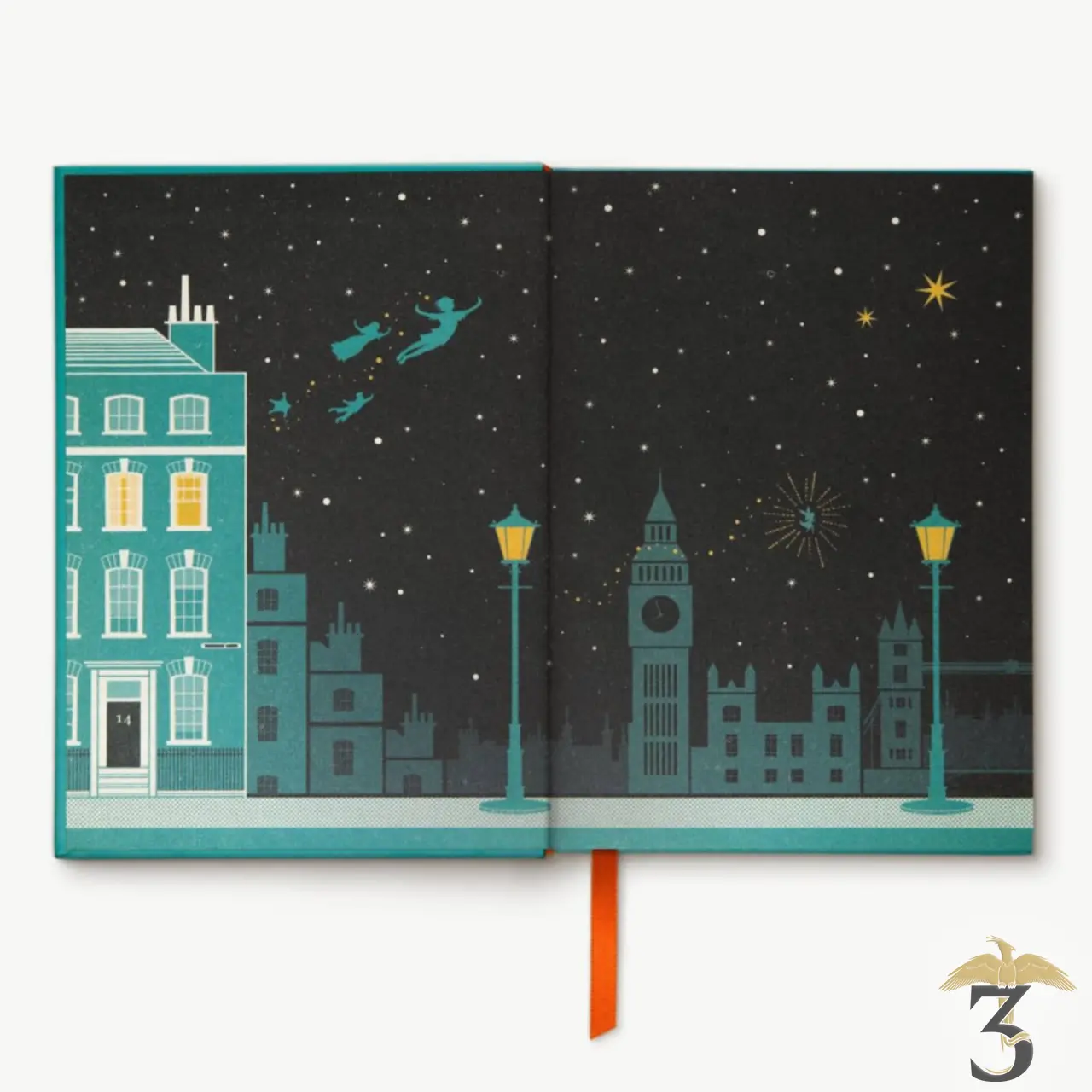 Carnet minalima couverture peter pan - Les Trois Reliques, magasin Harry Potter - Photo N°3