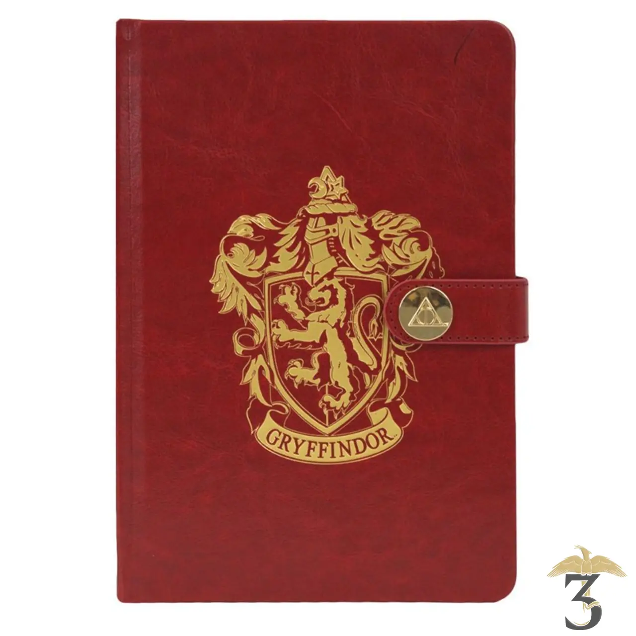 Carnet premium à fermoir gryffondor - Les Trois Reliques, magasin Harry Potter - Photo N°1