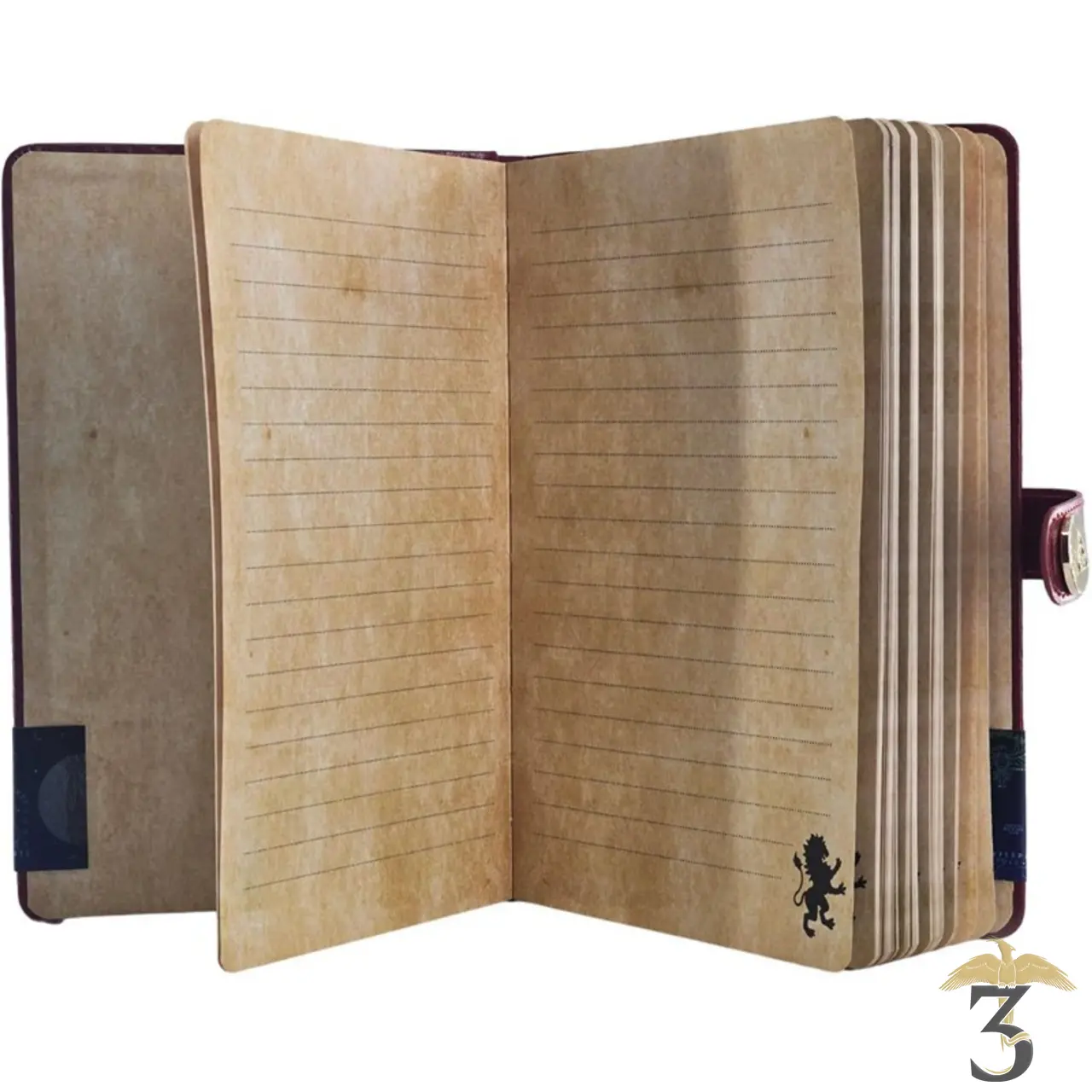 Carnet premium à fermoir gryffondor - Les Trois Reliques, magasin Harry Potter - Photo N°2