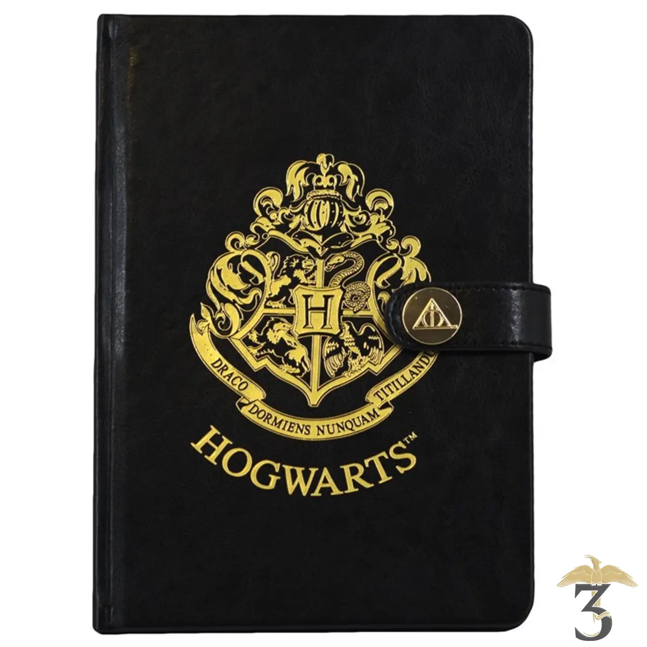 Carnet premium à fermoir poudlard - Les Trois Reliques, magasin Harry Potter - Photo N°1