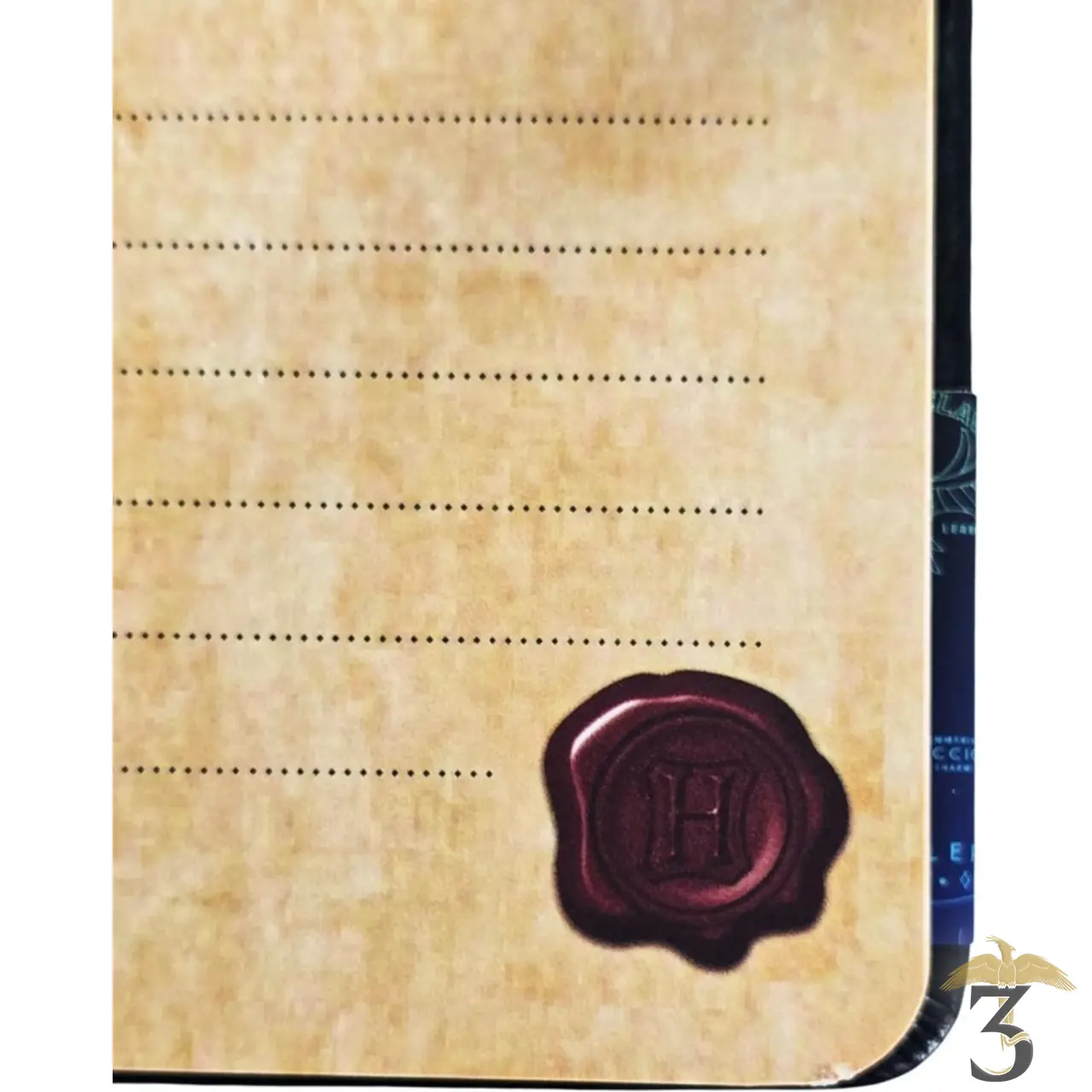 Carnet premium à fermoir poudlard - Les Trois Reliques, magasin Harry Potter - Photo N°4