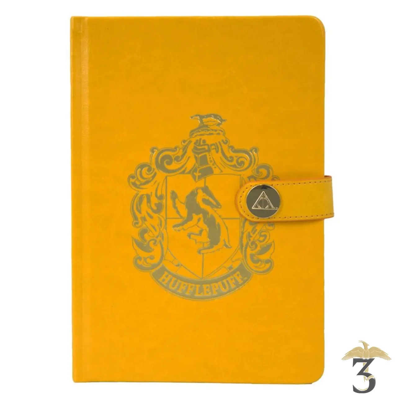 Carnet premium à fermoir poufsouffle - Les Trois Reliques, magasin Harry Potter - Photo N°1